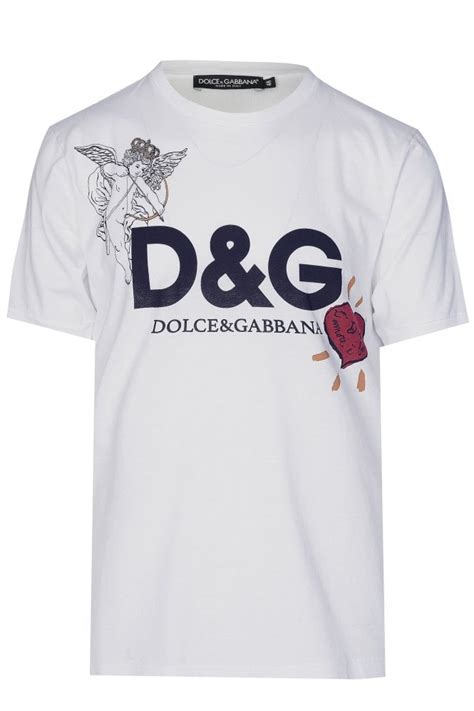 dolce gabbana graphic t shirt|Dolce & Gabbana denim shirt.